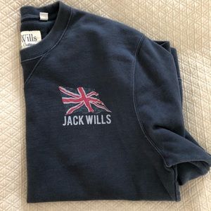 Jack wills British Flag graphic crew neck